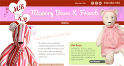 Desktop Screenshot of memorybearsandfriends.com